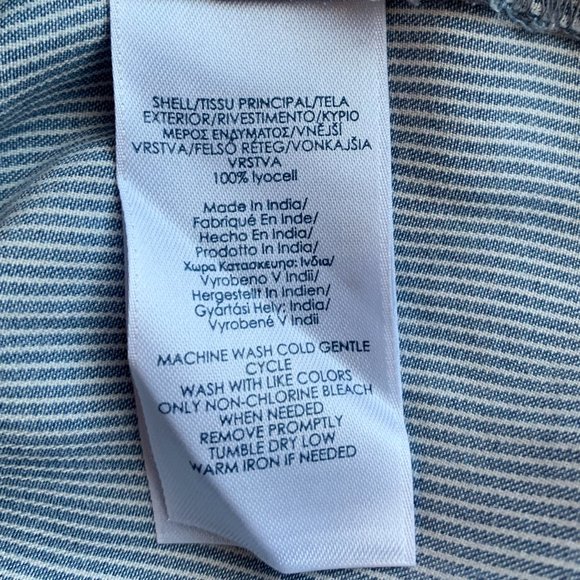 NWT Chaps Striped Shirt, Small - Picture 7 of 7